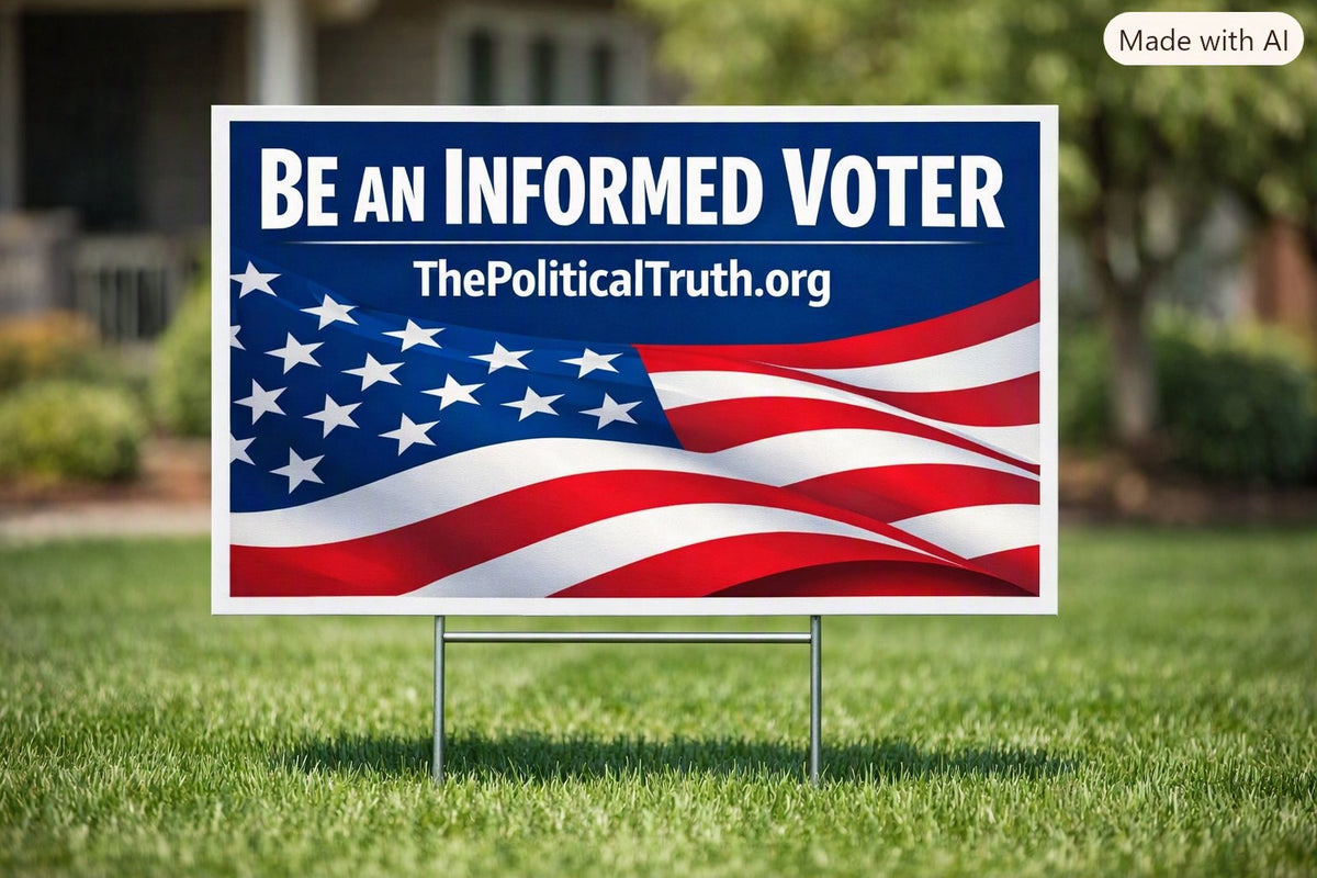 Be an Informed Voter Yard Sign
